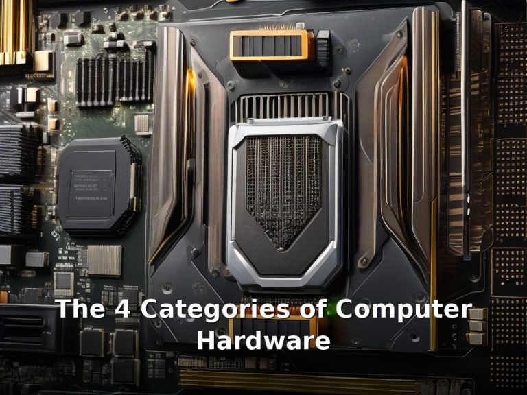 The 4 Categories of Computer Hardware Explained with Real Examples