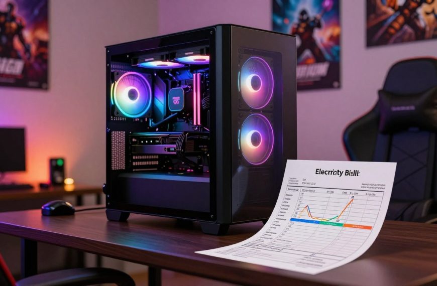 how much energy does my gaming PC use a month