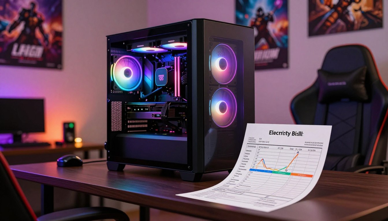 how much energy does my gaming PC use a month